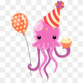 Jellyfish Clipart Happy Jellyfish - Jelly Fish Happy Birthday - Png Download