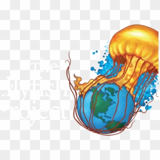 Jellyfish Clipart Deep Sea - Global Warming Jellyfish - Png Download