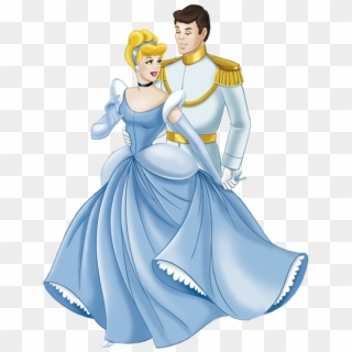 Cinderella And Prince Charming Clipart - Cenicienta Y El Principe - Png Download