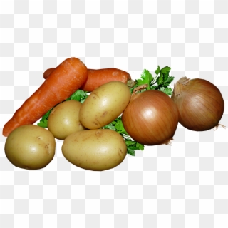 Vegetables, Potatoes, Carrots, Onions, Parsley, Cook - Onions And Potatoes Png Clipart