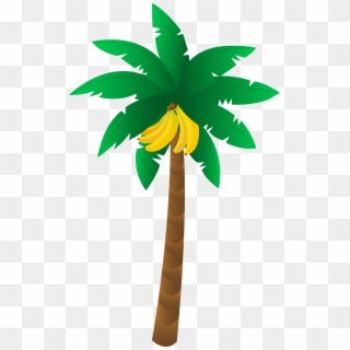 Palm Leaf Clipart At Getdrawings - Banana Tree Clipart - Png Download