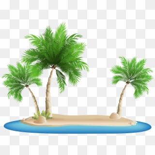 Clip Royalty Free Library Palm Tree Island Clipart - Palm Tree Island Png Transparent Png