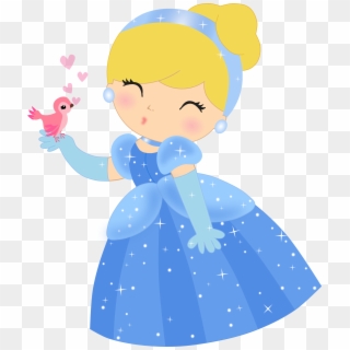 Princesas Disney Cute - Princesa Cinderela Cute Png Clipart