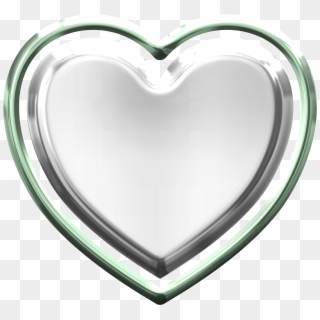 Silver Heart Png Transparent Image - Silver Heart Png Clipart
