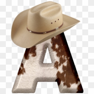 Alfabeto Decorativo Cowboy Png Clipart