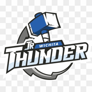 2016 Jr Thunder Vector With Outline - Wichita Thunder Logo Clipart