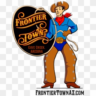 Frontier Town Cowboy - Cartoon Clipart