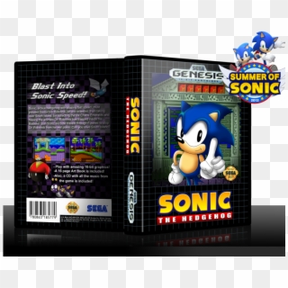 Sonic The Hedgehog Box Art Cover - Sonic The Hedgehog Clipart