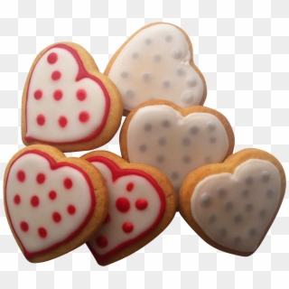 Heart Shaped Brown Cookies Png Image - Birthday Wishes For Queen Clipart
