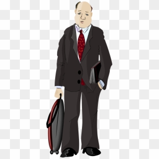 This Free Icons Png Design Of Traveling Businessman Clipart