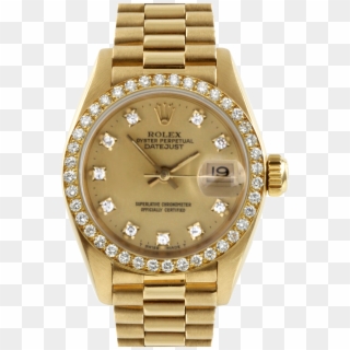 Rolex Watch Png Image - Rolex Women Gold Watch Clipart