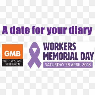 28 April 2018 Workers Memorial Day Events In The Region - Gmb Union Clipart