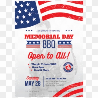 Rx Memorial Day Bbq - Flag Of The United States Clipart