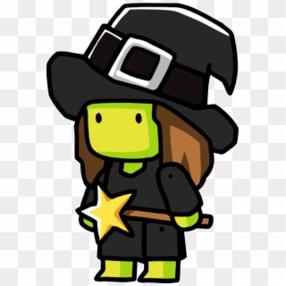 Wizard Clipart Female Wizard - Scribblenauts Witch - Png Download