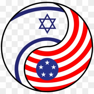 This Free Icons Png Design Of Yin Yang Israel America Clipart