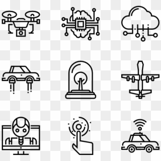 Future Technology - Laboratory Icons Clipart