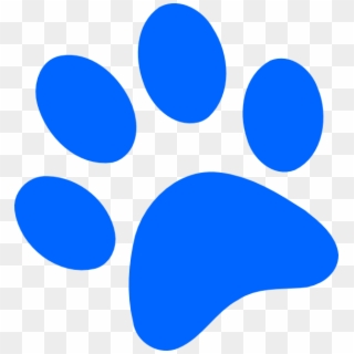 Png Free Download Bobcat Prints Blue Tiger Library - Blues Paw Print Clipart