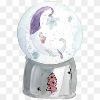 Moon Crystal Ball Png Transparent - Illustration Clipart