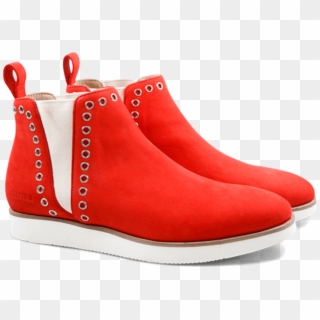 Ankle Boots Melia 7 Elko Nubuk Coral - Leather Clipart