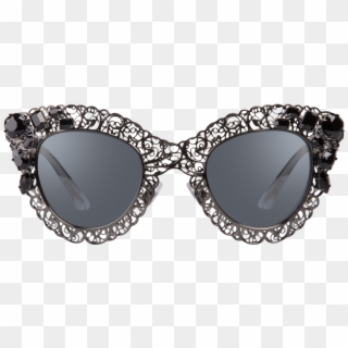 Dolce & Gabbana - Dolce Gabbana Rhinestone D&g Glasses Clipart