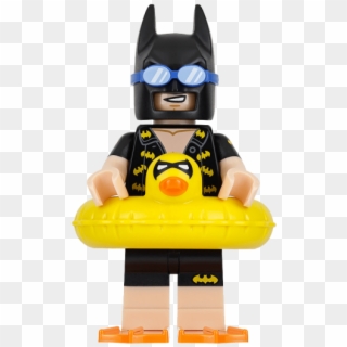 Best Minifigure Lego Batman Going To The Pool Png - Lego Minifigures No Background Clipart