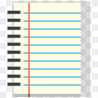Notebook Clipart - Animated Notebook Page - Png Download