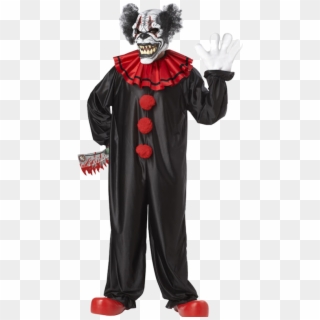 Scary Clown Png - Scary Party City Halloween Costumes Clipart