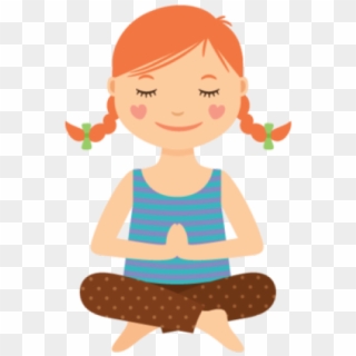 Royalty Free Download Benefits Of Yoga Mindfulness - Child Yoga Cartoon Clipart