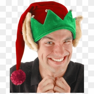 Deluxe Elf Hat With Ears - Hat Clipart