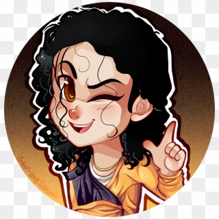 Z75555555555555555h - Michael Jackson Cartoon Png Clipart