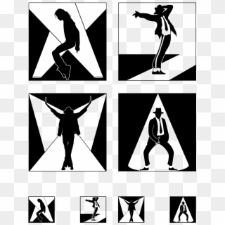 Here With Have Some Michael Jackson Icons Of Some Of - Graphic Design Clipart