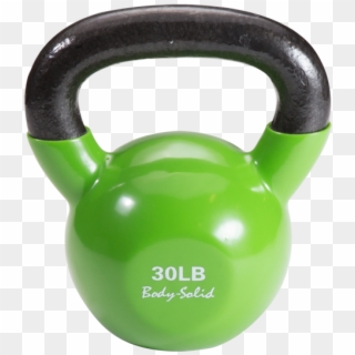 Vinyl Coated Kettlebell By Body-solid - Гантель Png Clipart