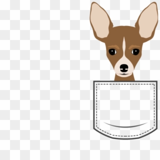 Chihuahua In Pocket Pocket Pet - Pocket Dog Png Clipart