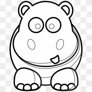Hippo Lineart Coloring Pages 268624 Hippopotamus Coloring - Hippo Craft Paper Hippo Clipart