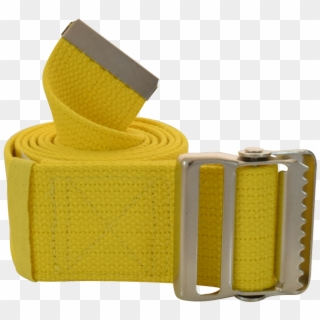 Secure® 60" Yellow Gait Belt W/ Metal Buckle - Belt Clipart