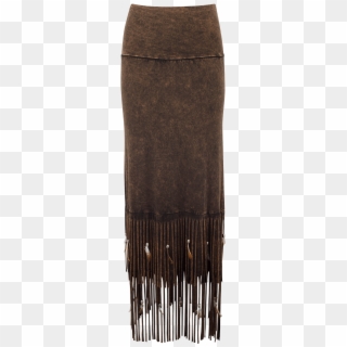 Pat Dahnke Double Fringe Long Skirt - Pencil Skirt Clipart