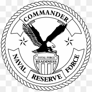 Navy Reserve Forrce Commander Logo Black And White - Us Navy Data Systems Technician Clipart