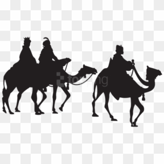 Free Png Three Kings Silhouette Png - 3 Wise Men Silhouette Png Clipart