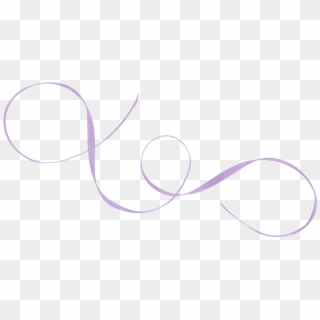 Purple Ribbon - Circle Clipart