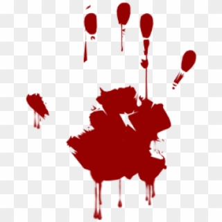 Hand Mark Blood Free Png Download - Blood Png Clipart