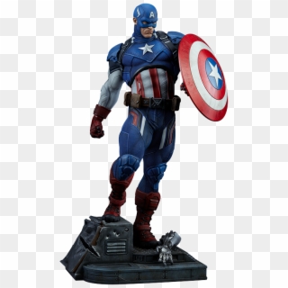 Captain America - Captain America Sideshow Statue Clipart