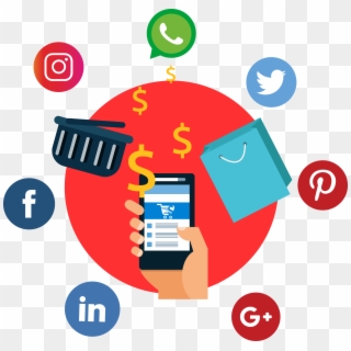Sell Through Social Media - Linkedin Clipart