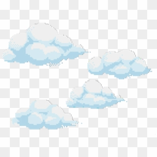 Cloud Overlay Png - Cloud Pixel Art Png Clipart