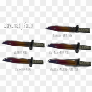 Csgo Fade Knife Awesome Steam Munity Guide Cs Go - Bayonet Fade Patterns Clipart