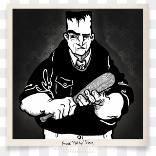 Picture Freeuse Library Story The Daily Mobster Frankenstein - Mobster With Baseball Bat Clipart