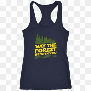 Color Splash May The Forest Be With You Tank - Active Tank Clipart