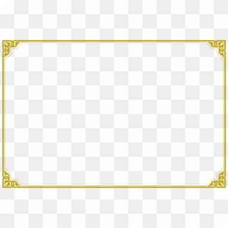 Picture Frame, Photography, Gold - Certificate Clipart