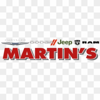 Martin's Chrysler Dodge Jeep & Ram - Graphic Design Clipart