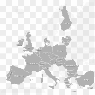 Kaarttest2 - European Union Map Brexit Clipart