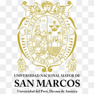 Unmsm Escudo Xvi-xxi Transparente Nombre Vertical - National University Of San Marcos Clipart
